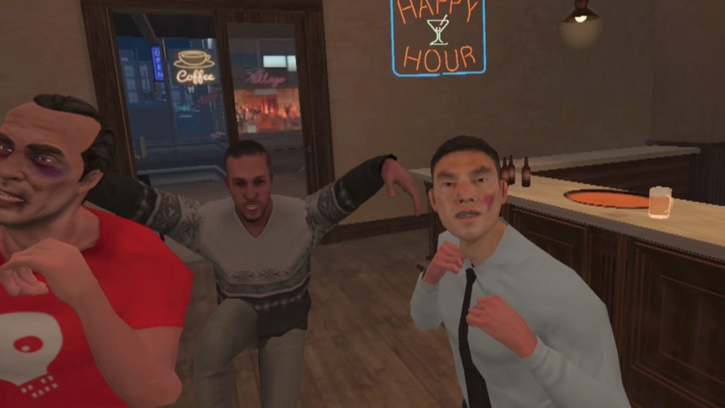 Drunkn bar fight Oculus quest test