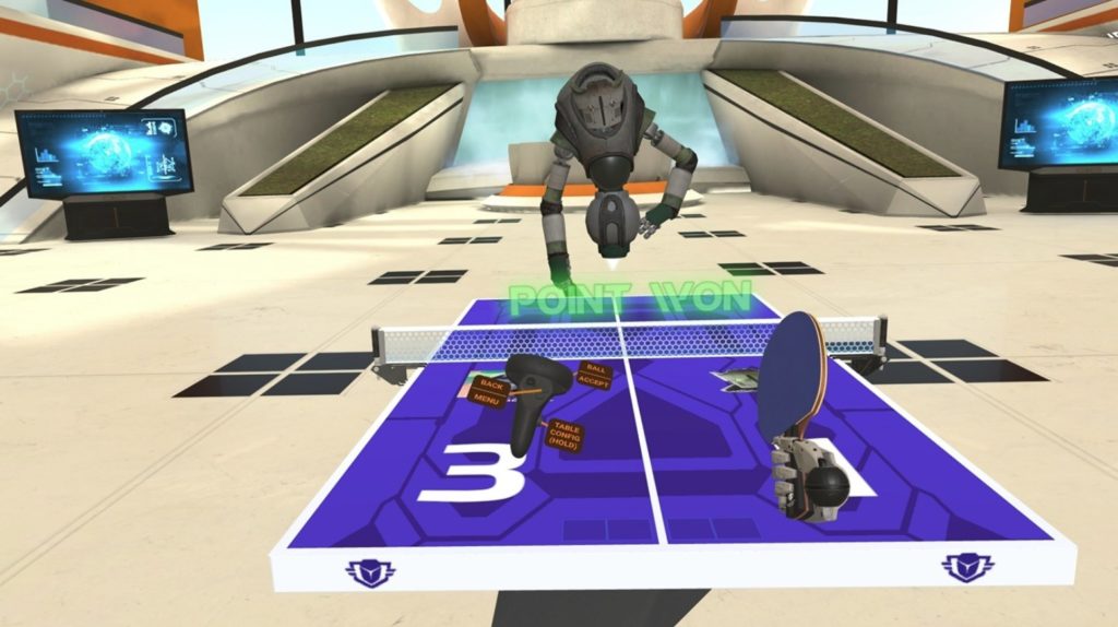 Racket Fury Table Tennis VR Oculus quest test vr-gamerz.fr