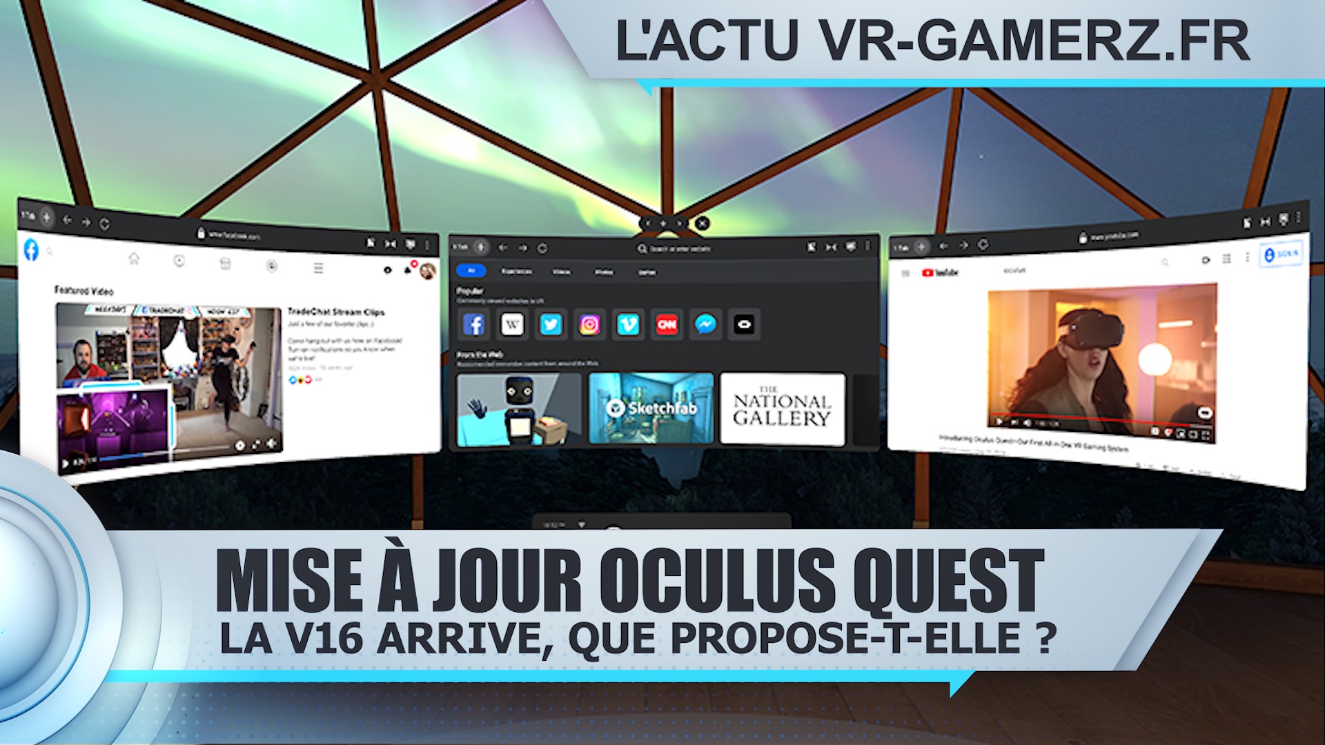 Oculus quest mise à jour v16