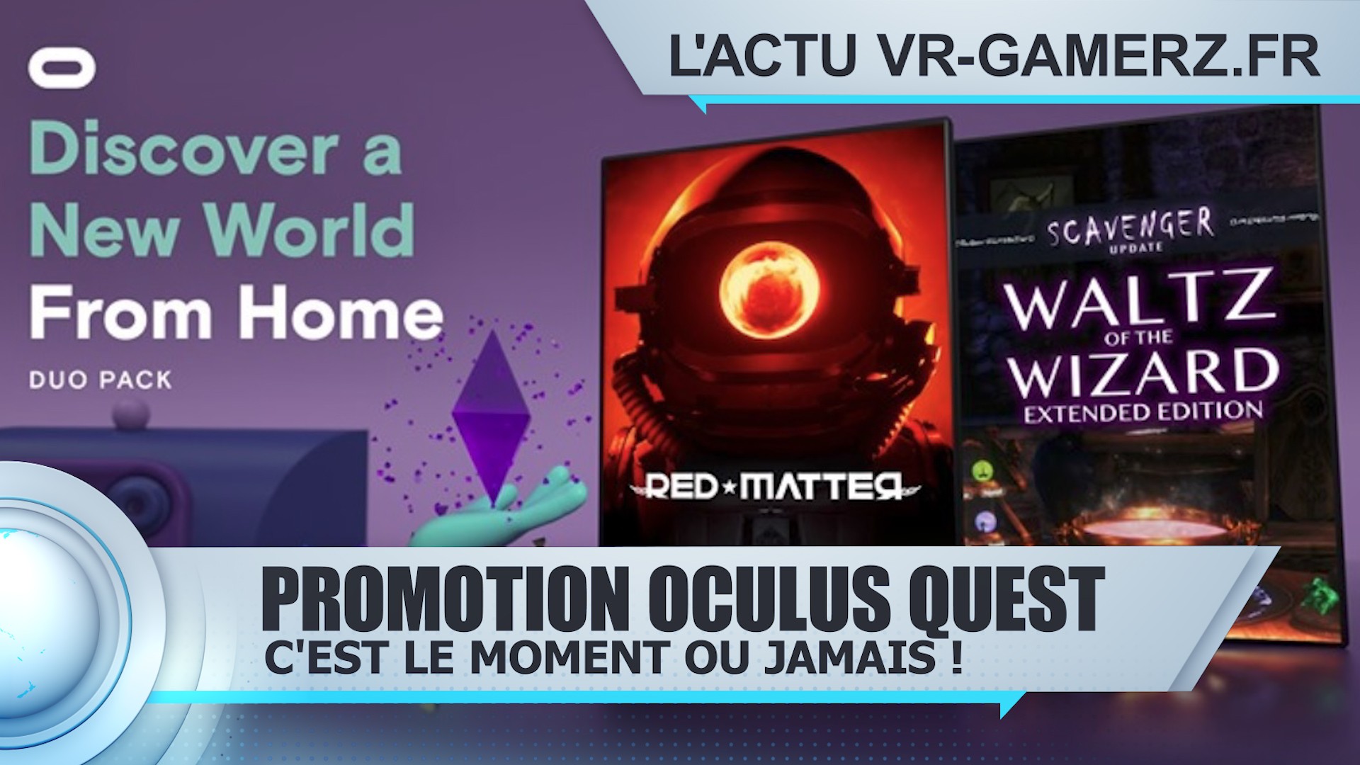 Pack Discover a New World From Home Oculus quest