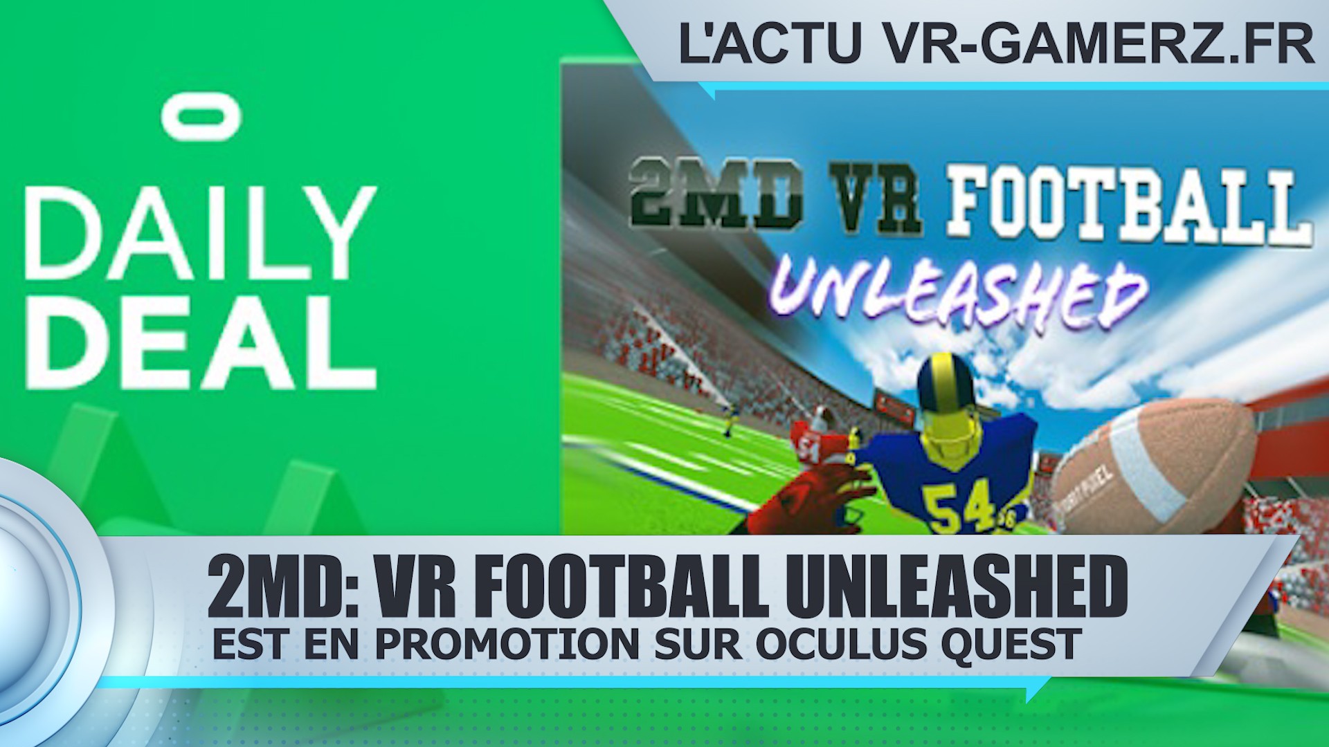 2MD: VR Football Unleashed est en promotion sur Oculus quest