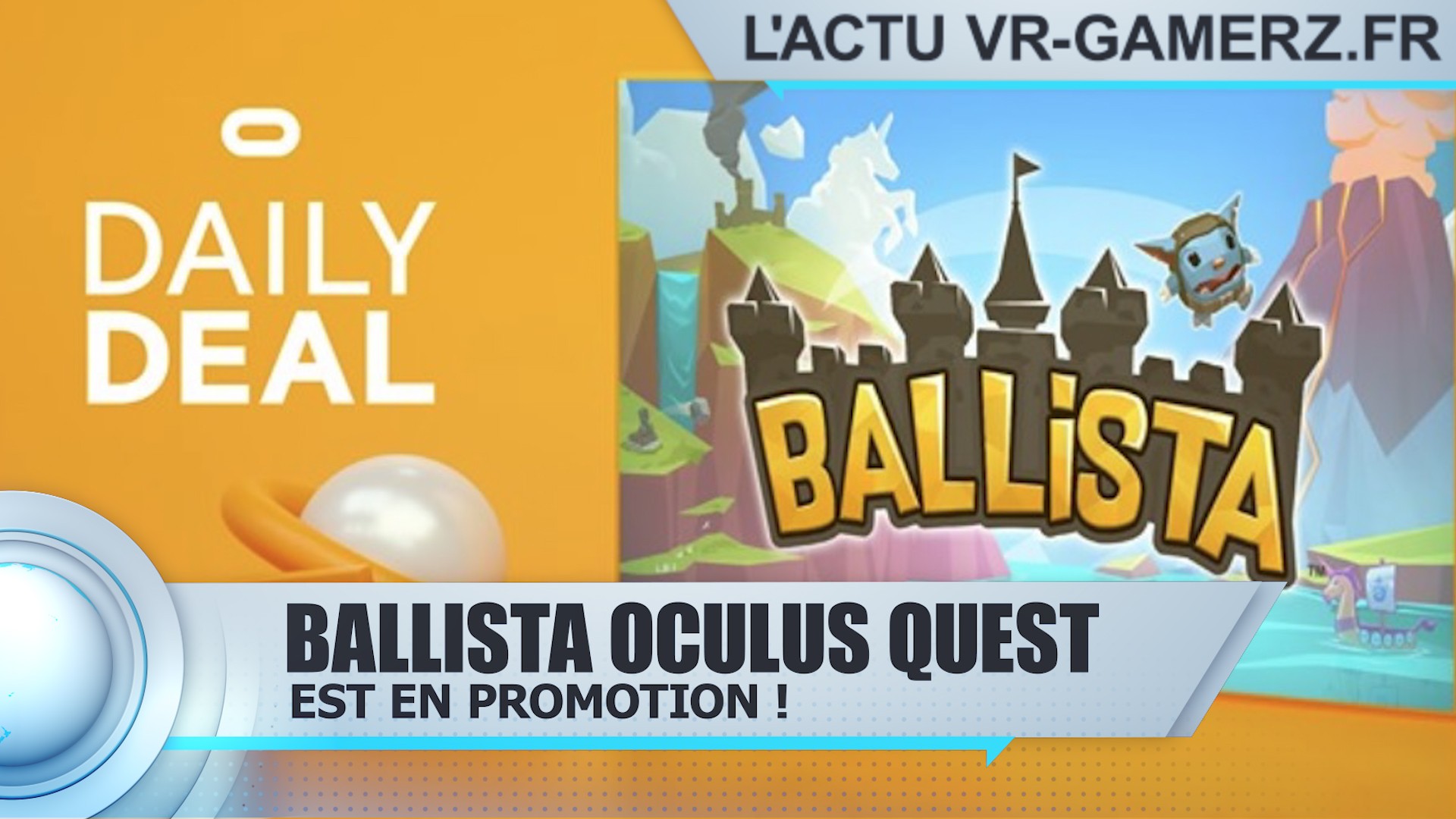 Ballista Oculus quest est en promotion