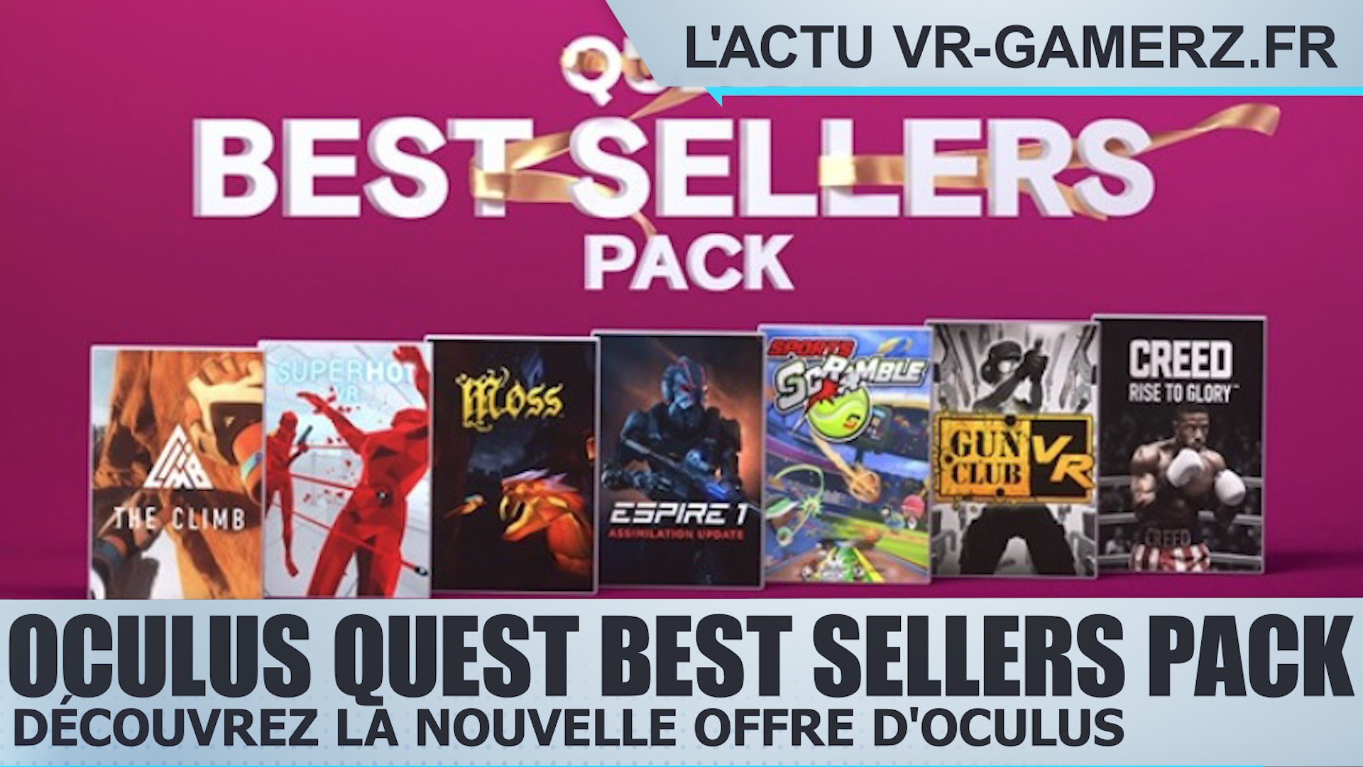 Découvrez le Quest Best Sellers Pack