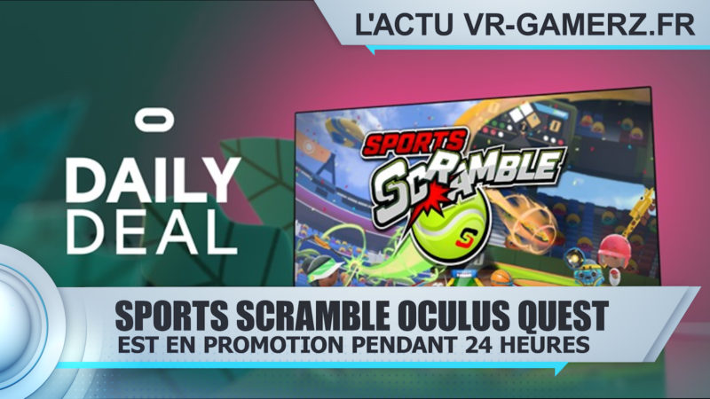 Sports Scramble est en promotion sur Oculus quest