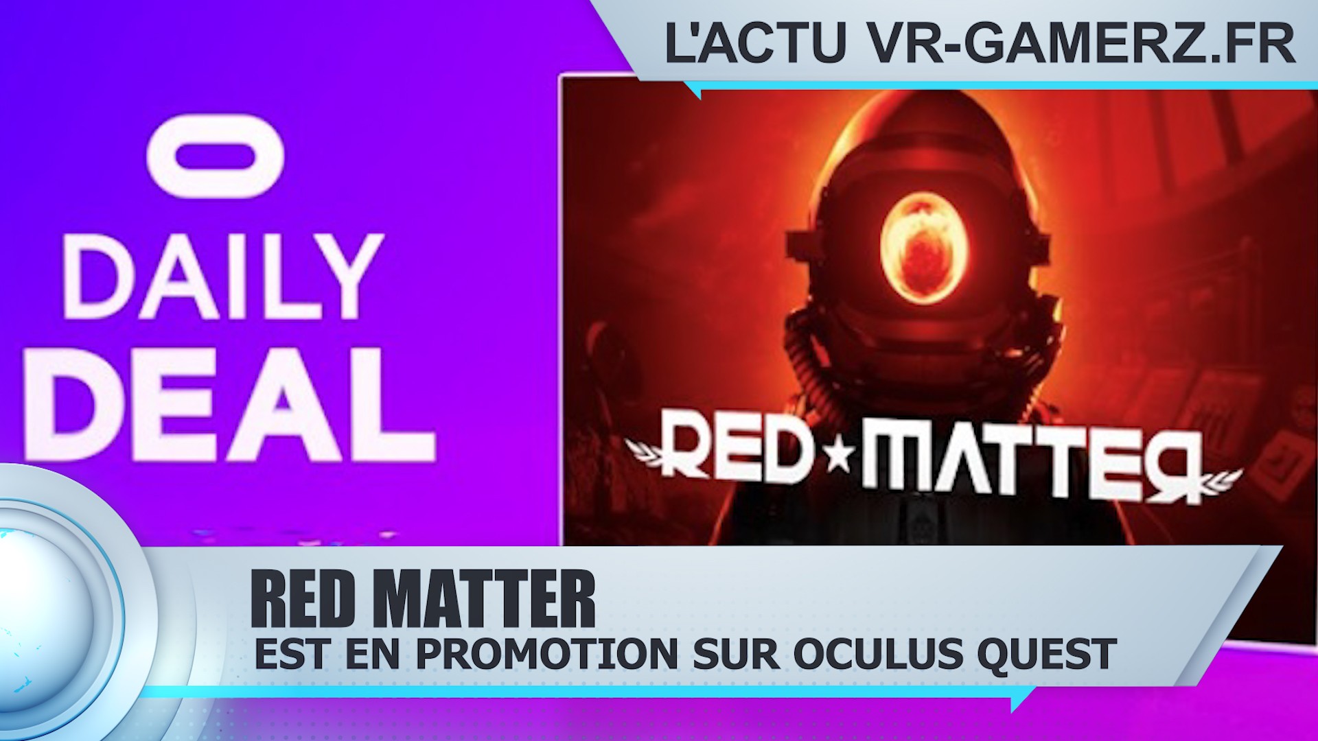 Red matter est en promotion sur Oculus quest
