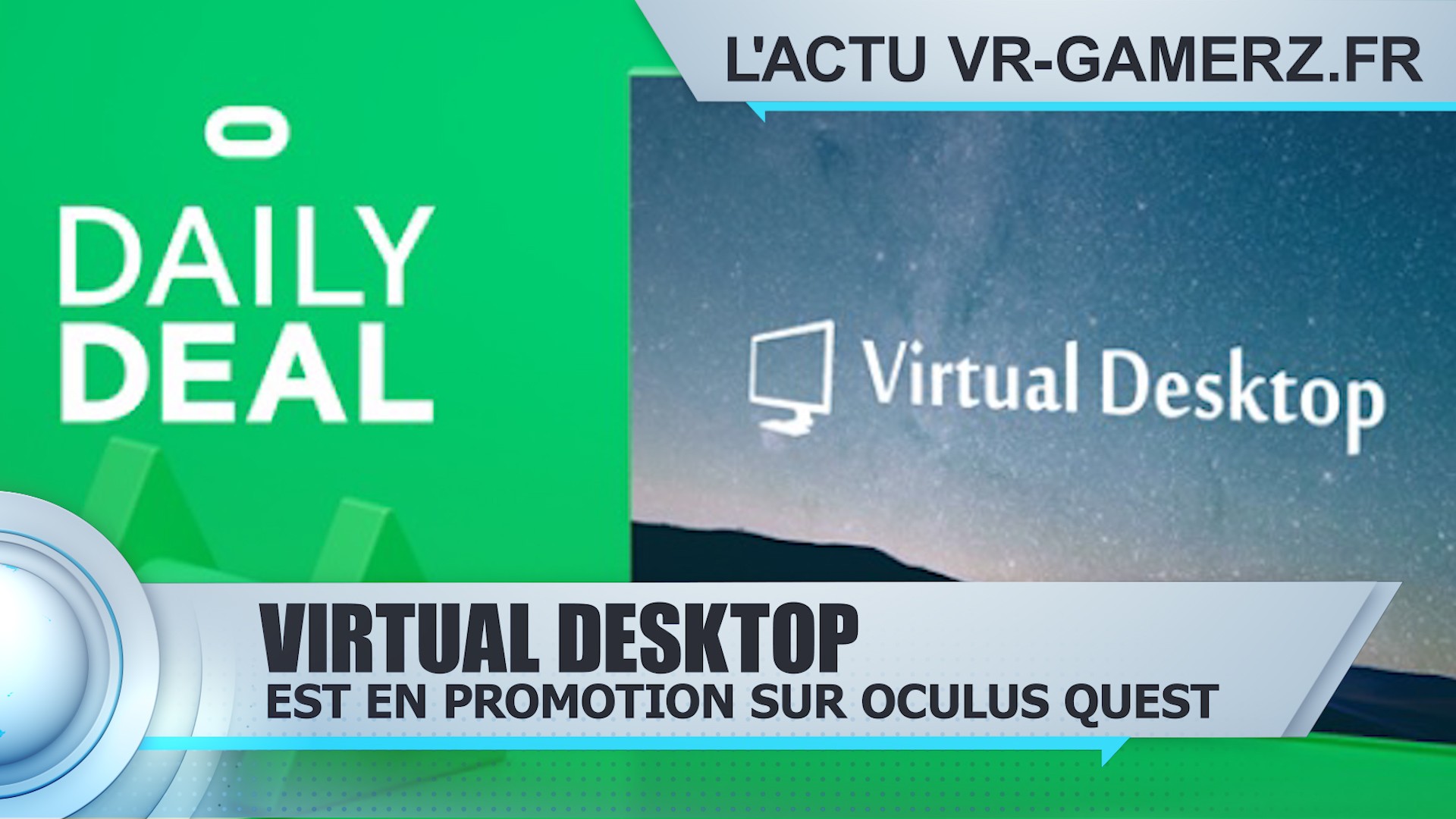 Virtual desktop est en promotion sur Oculus quest !
