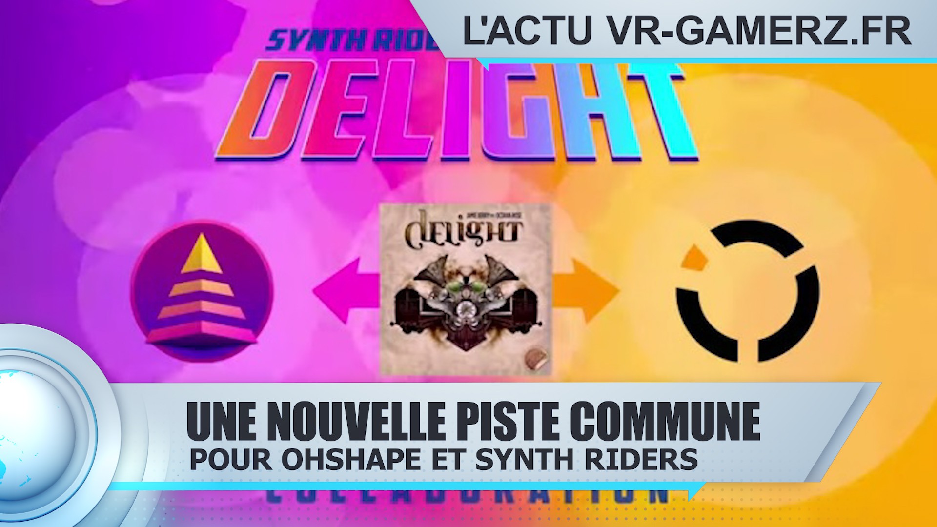 Une nouvelle piste commune pour Ohshape et Synth riders