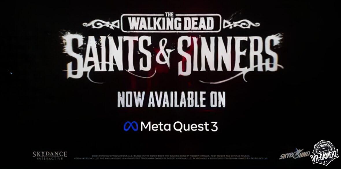 The Walking Dead: Saints & Sinners Oculus quest : Le portage sera-t-il à la hauteur ?