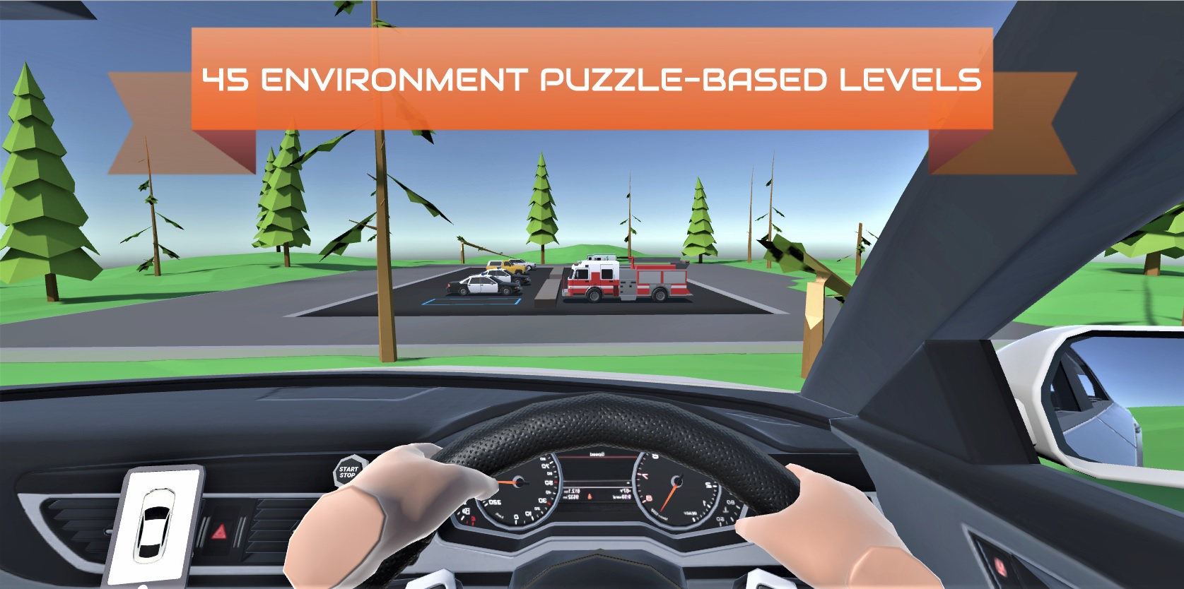 Test Car parking simulator Oculus quest Apprenez à vous garer en VR
