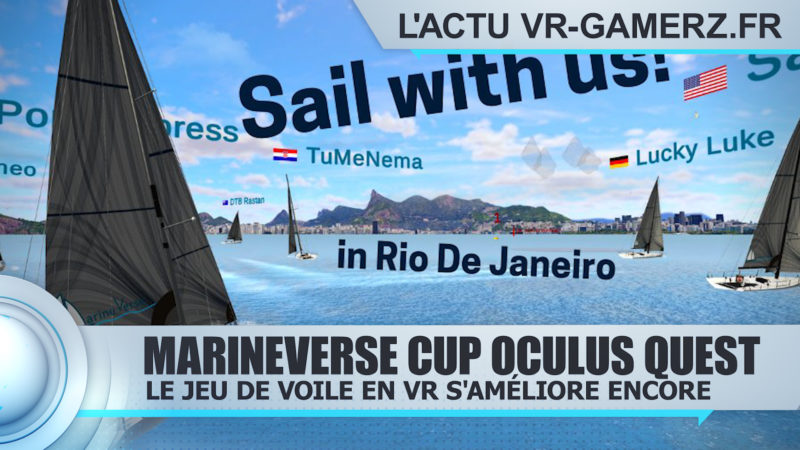 MarineVerse Cup Oculus quest : Le jeu de voile en VR s'améliore encore
