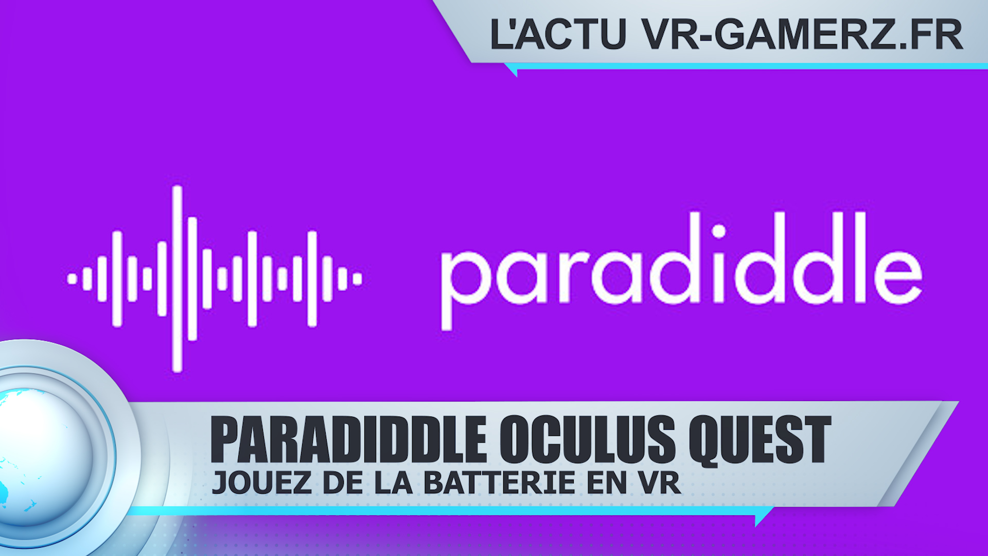 Paradiddle est disponible sur Sidequest : Jouez à la batterie en réalité virtuelle