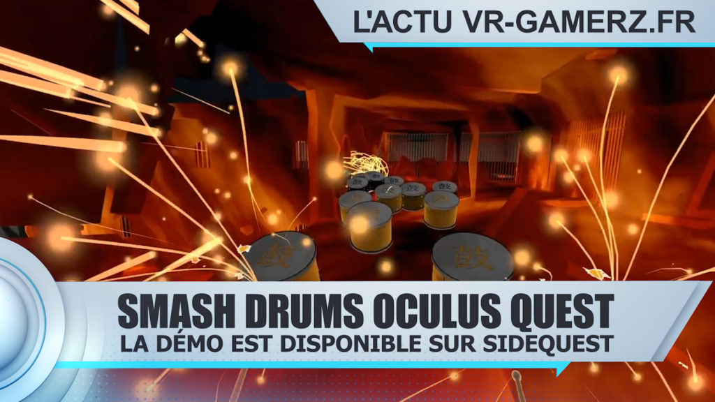 La démo de Smash Drums est disponible sur Sidequest - VR-gamerz.fr