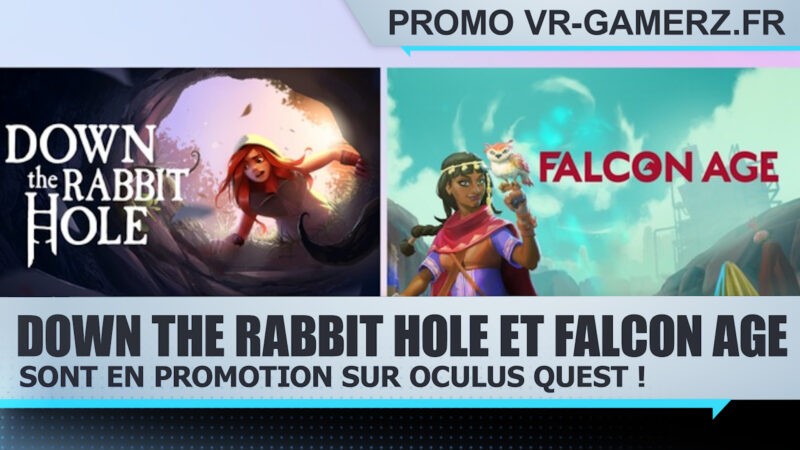 Down the Rabbit Hole et Falcon age sont en promotion sur Oculus quest !