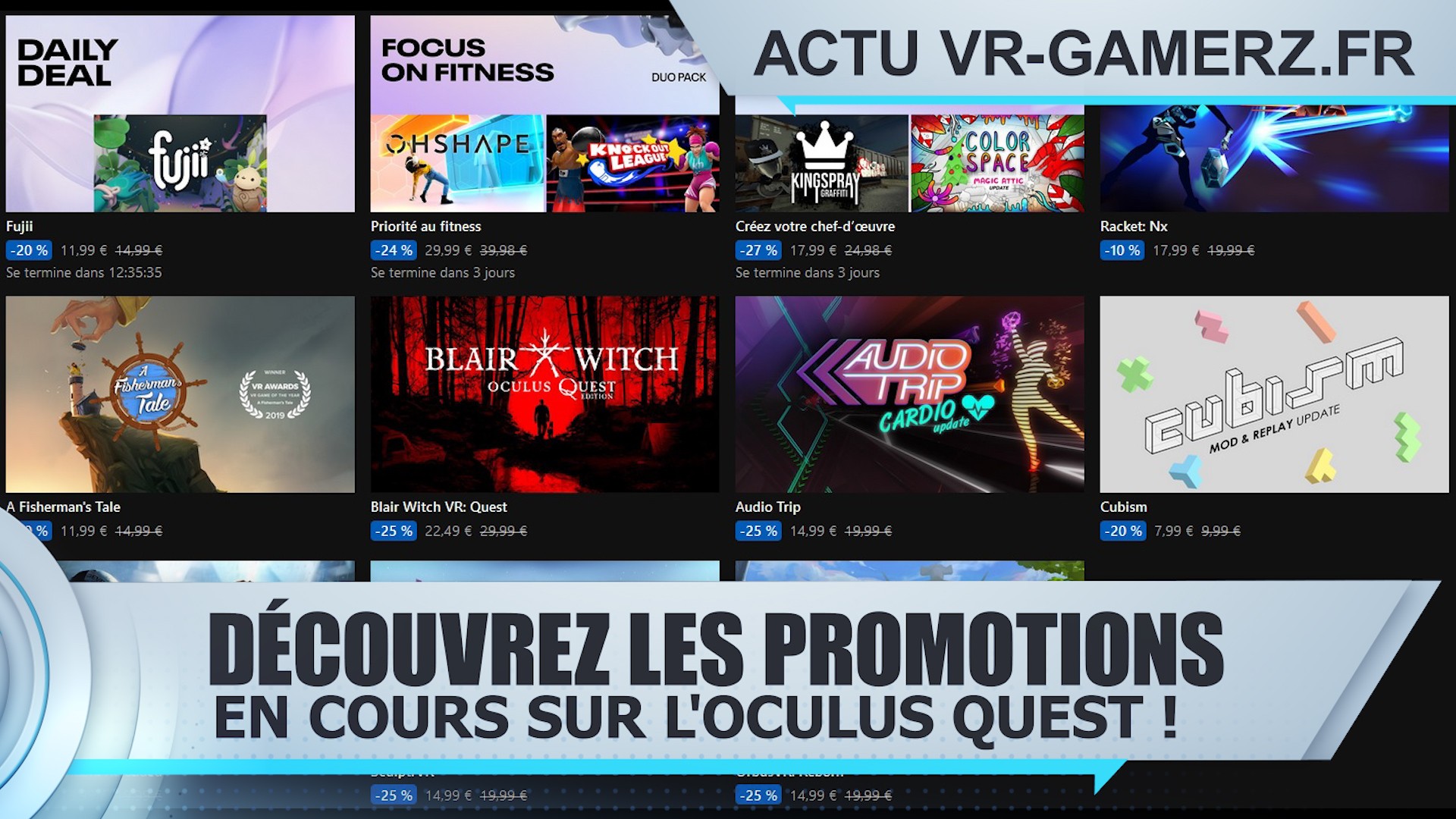 L’Oculus store propose actuellement plusieurs promotions !