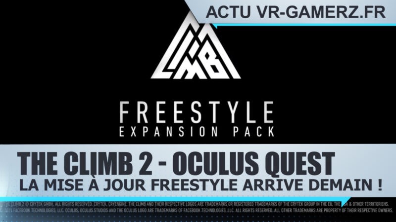 The Climb 2 : La mise à jour freestyle arrive demain sur Oculus quest !