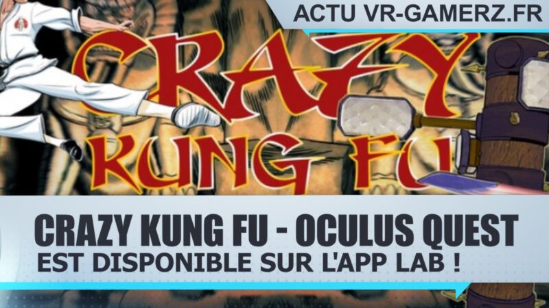 Crazy Kung Fu est disponible sur l'app lab de l'Oculus quest !