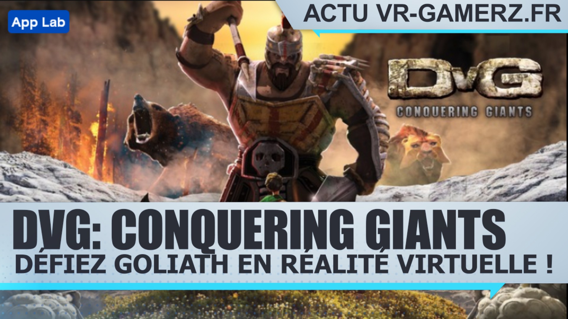 DvG: Conquering Giants sur Oculus quest : Défiez Goliath en réalité virtuelle !