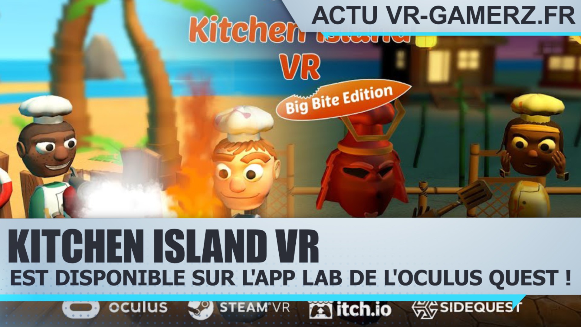 Kitchen Island VR est disponible sur l’app lab de l’Oculus quest !