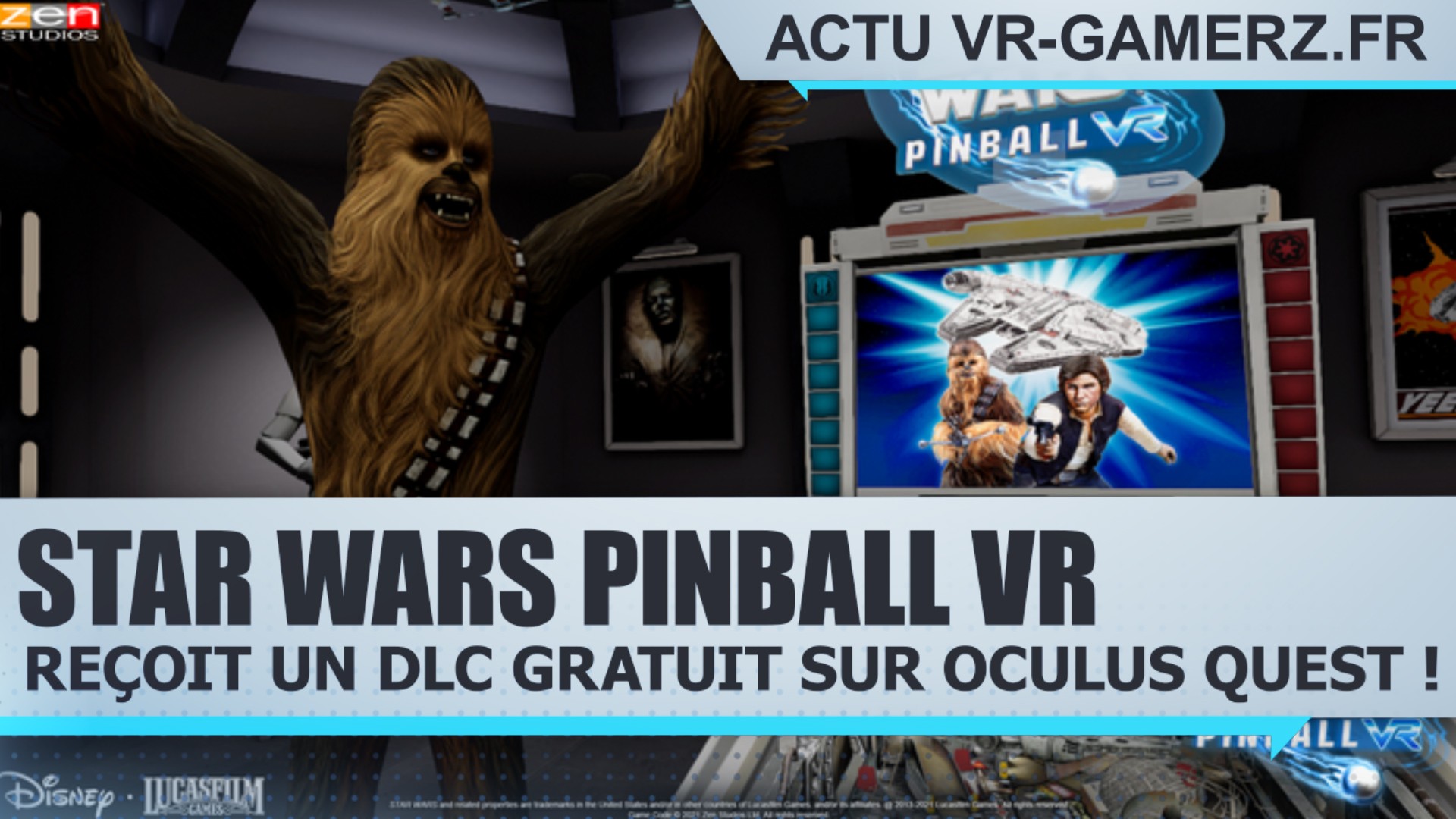 Star Wars Pinball VR reçoit un DLC gratuit sur Oculus quest !