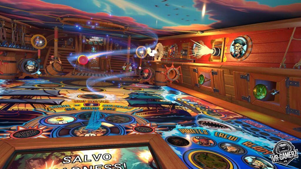 Racket Pinball sur Meta Quest