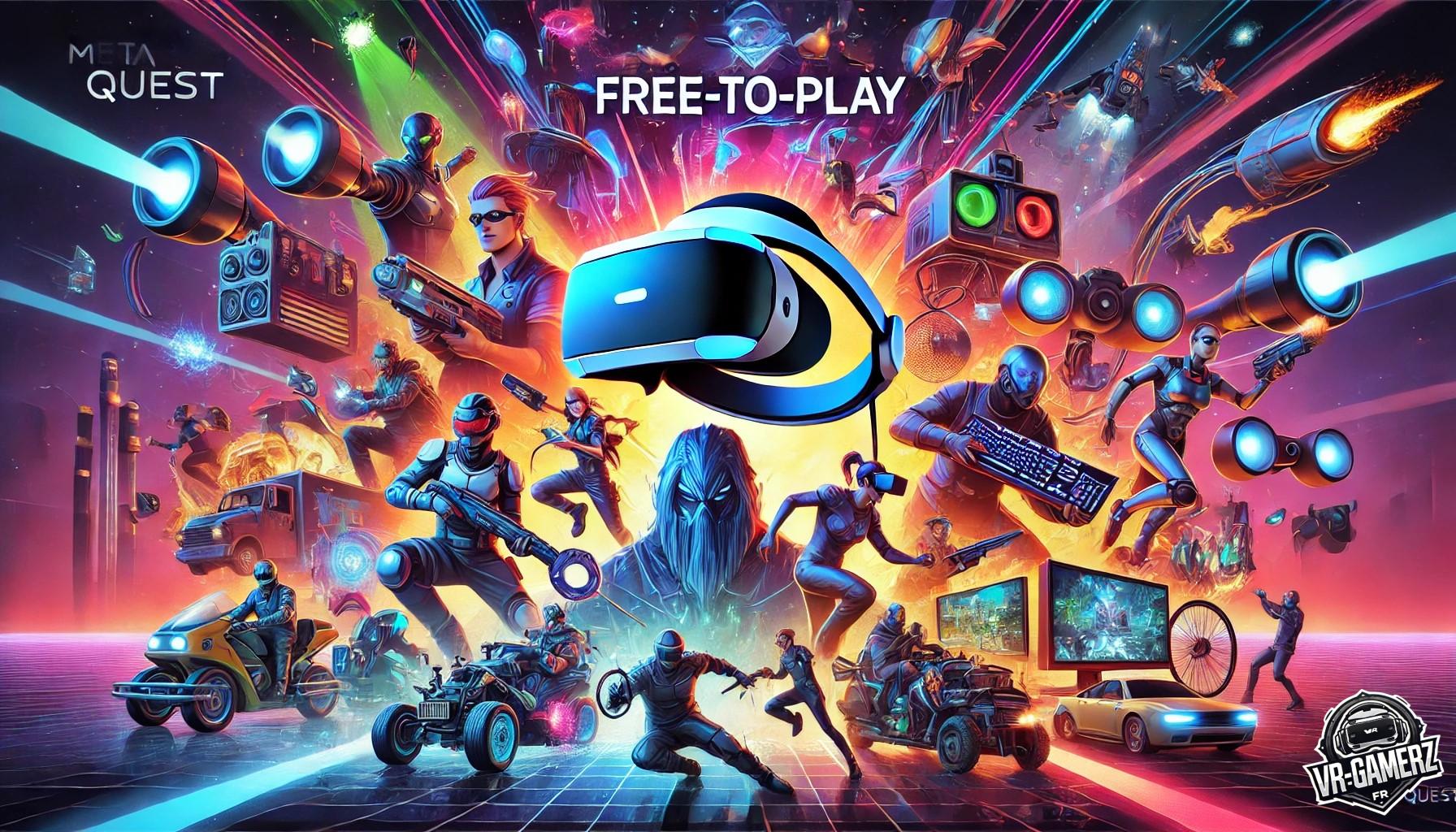 Le succès du free-to-play sur Meta Quest : 70 % du temps consacré aux apps gratuites