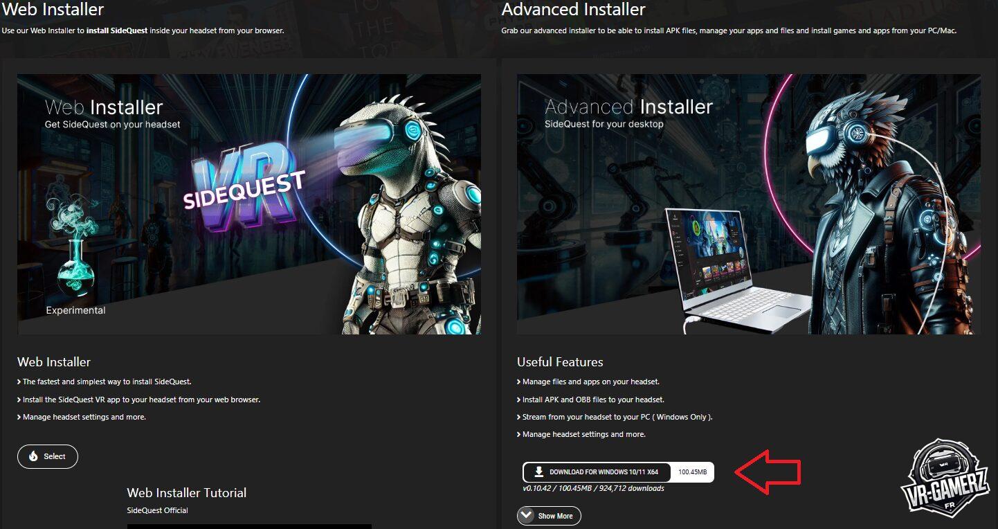 Tutoriel Installer et configurer Quest Games Optimizer Meta Quest