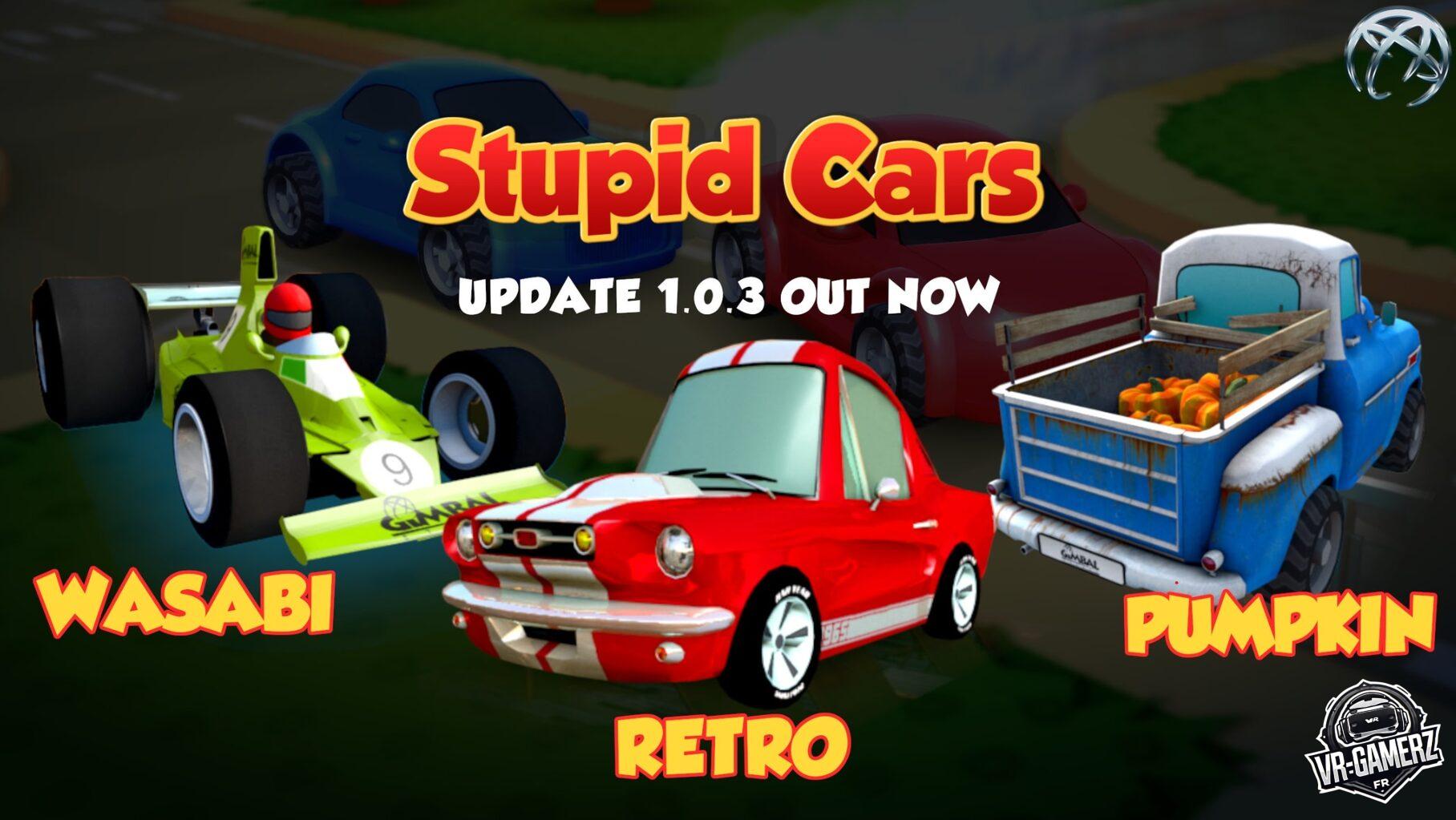 STUPID CARS sur Meta Quest : une mise à jour turbo avec de nouveaux véhicules !