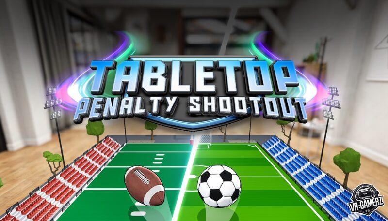 Tabletop Penalty Shootout sur Meta Quest : Marquez des buts en réalité mixte !