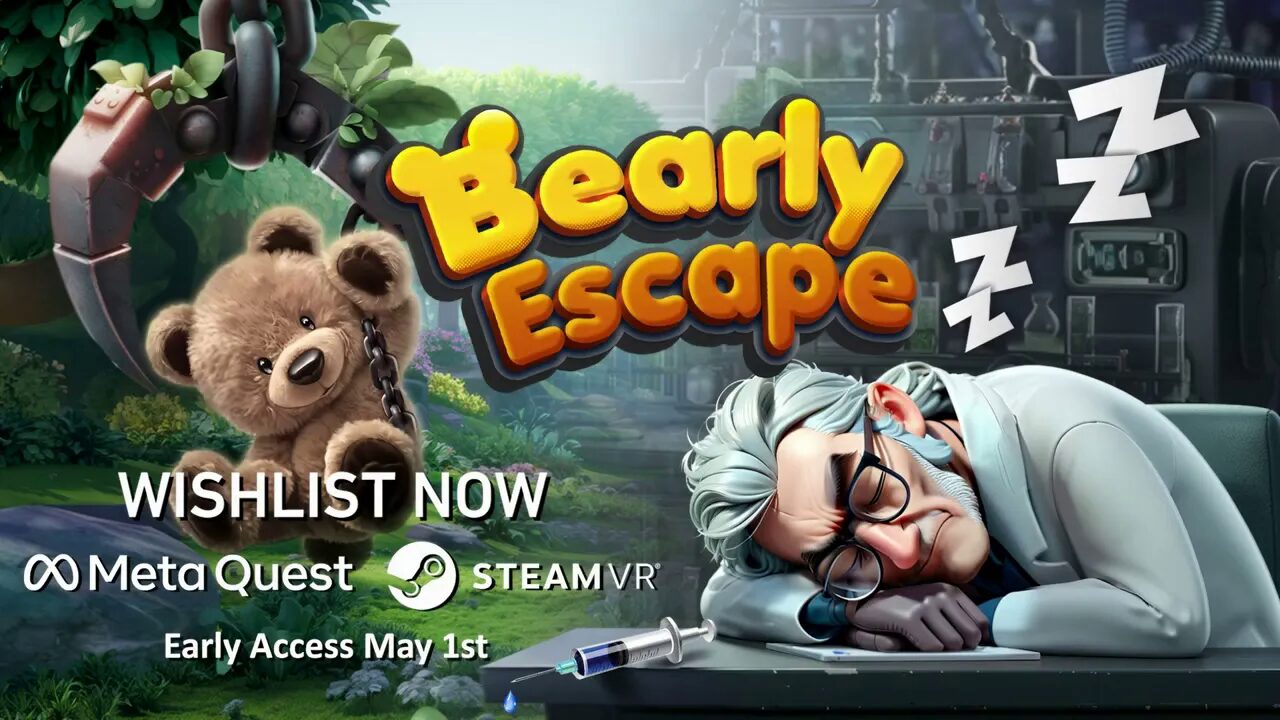 Bearly Escape Meta Quest : Une aventure VR entre puzzles, animaux et machines à pinces !