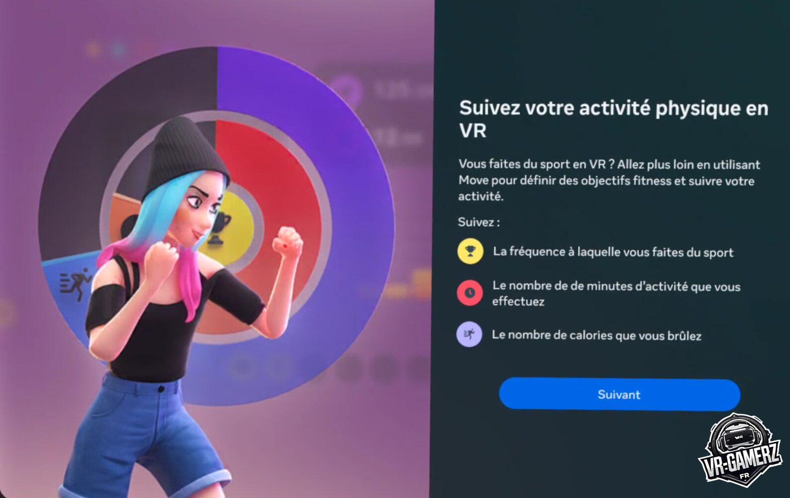 Meta abandonne Move, le suivi fitness intégré aux casques Quest