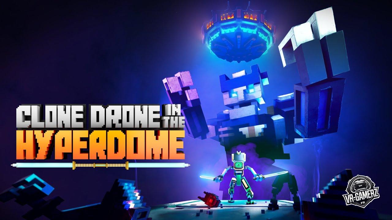 Test Clone Drone in the Hyperdome sur Meta Quest – De l’action, des voxels… et du sang numérique pour 19,99 €