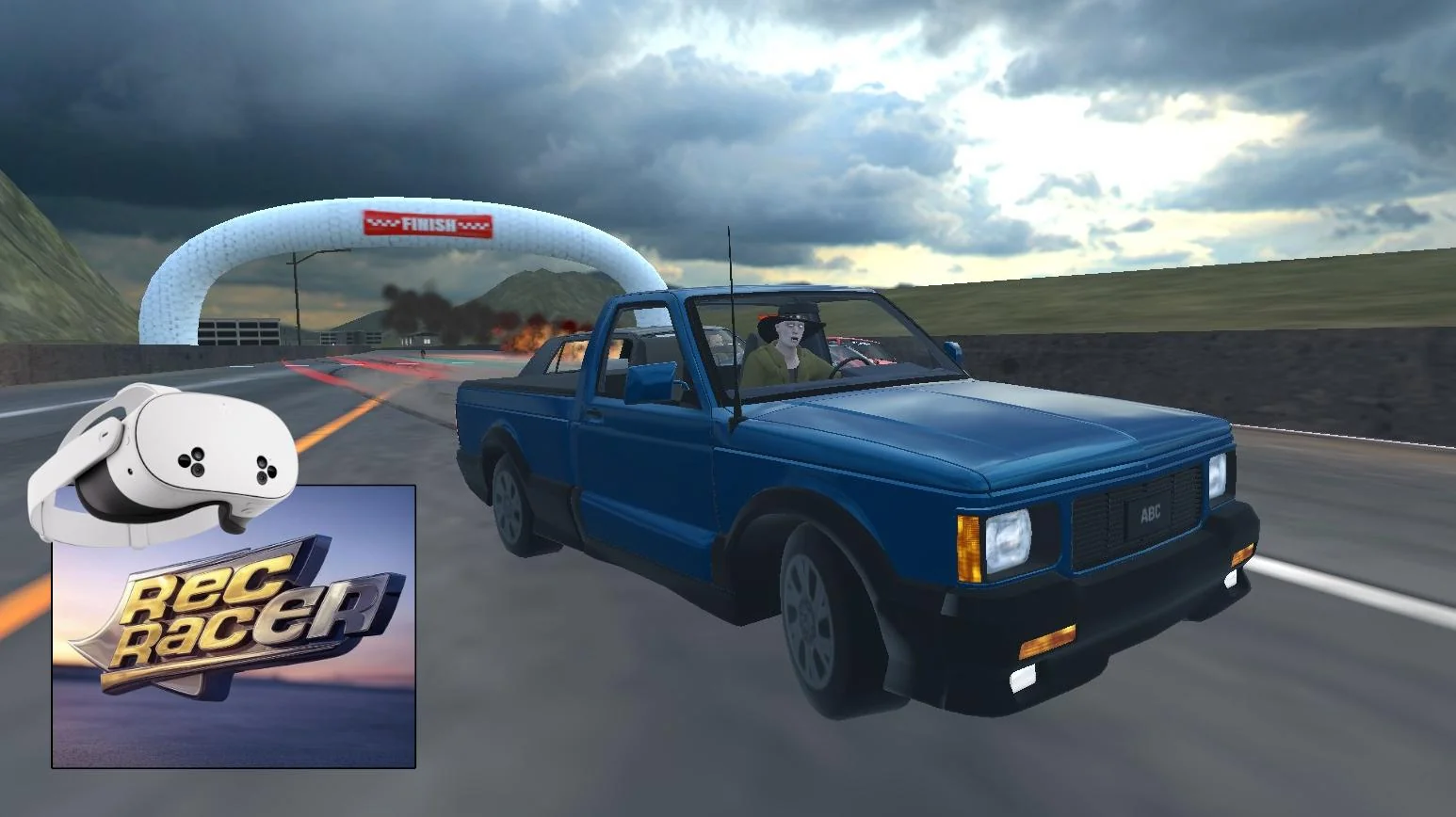 Rec Racer est disponible sur Meta Quest : Un jeu de course arcade à l’ancienne !