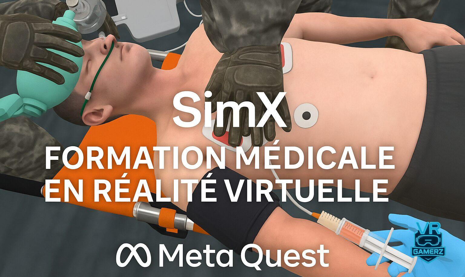 SimX VR Meta Quest – Une plateforme de simulation médicale gratuite en réalité virtuelle
