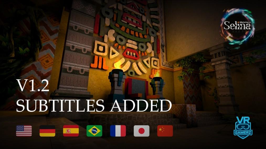 Selina: Mind at Large – Mise à jour 1.2 : sous-titres multilingues et meilleure fluidité sur Meta Quest