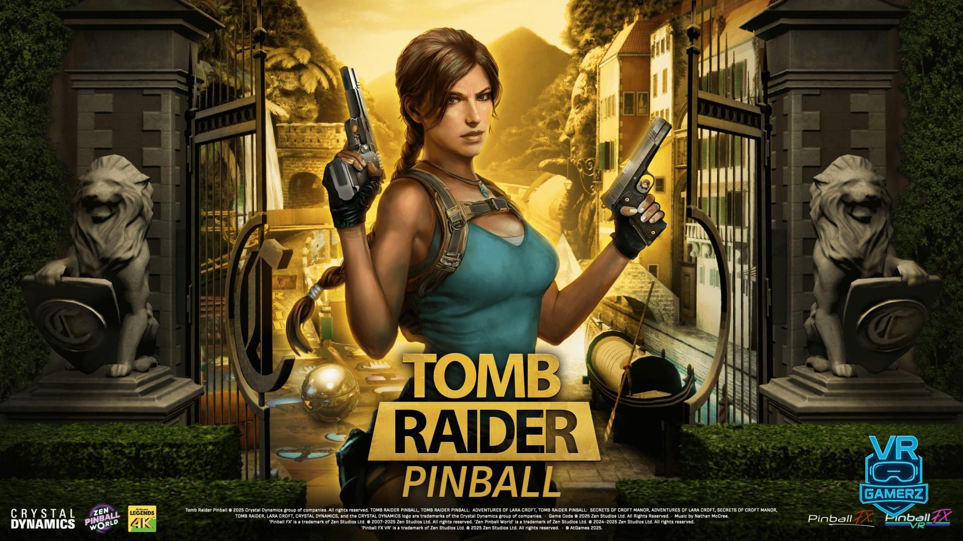 Pinball FX VR : deux tables Tomb Raider arrivent le 19 juin sur Meta Quest